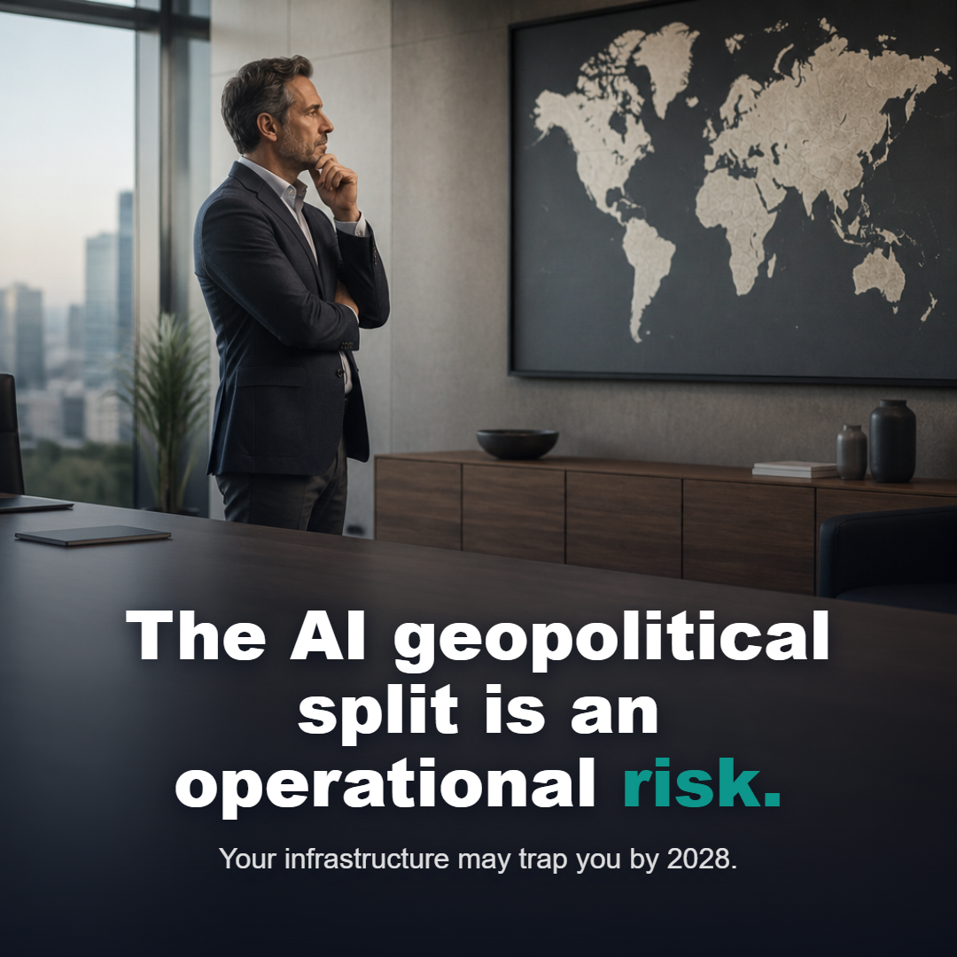 The US-China AI Split: Why COOs Must Prioritize Vendor-Neutral Architectures